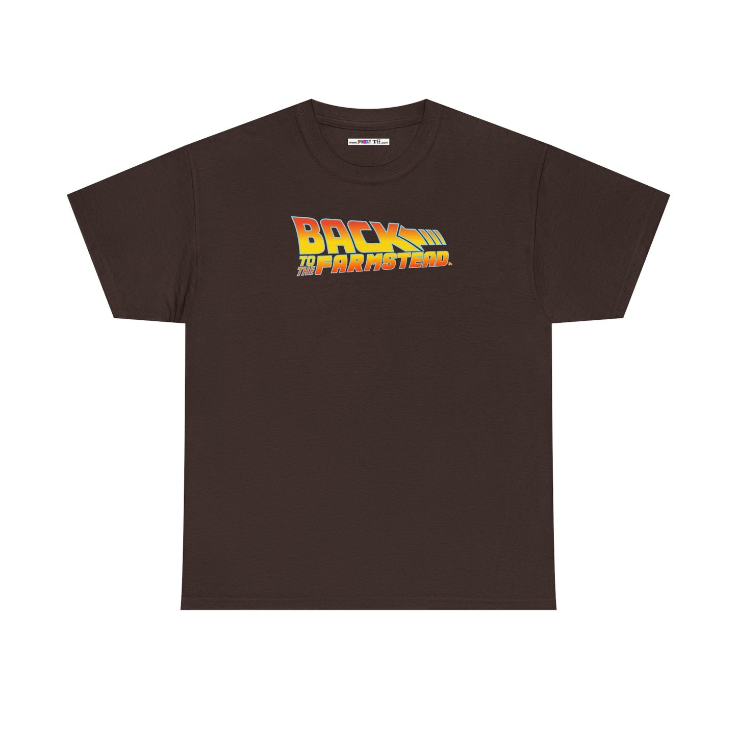 BACK TO THE FARMSTEAD Unisex Heavy Cotton Tee