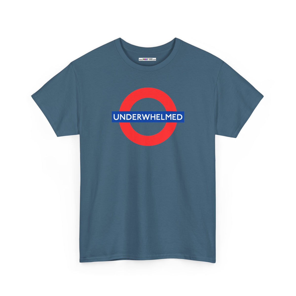 UNDERWHELMED Unisex Heavy Cotton Tee