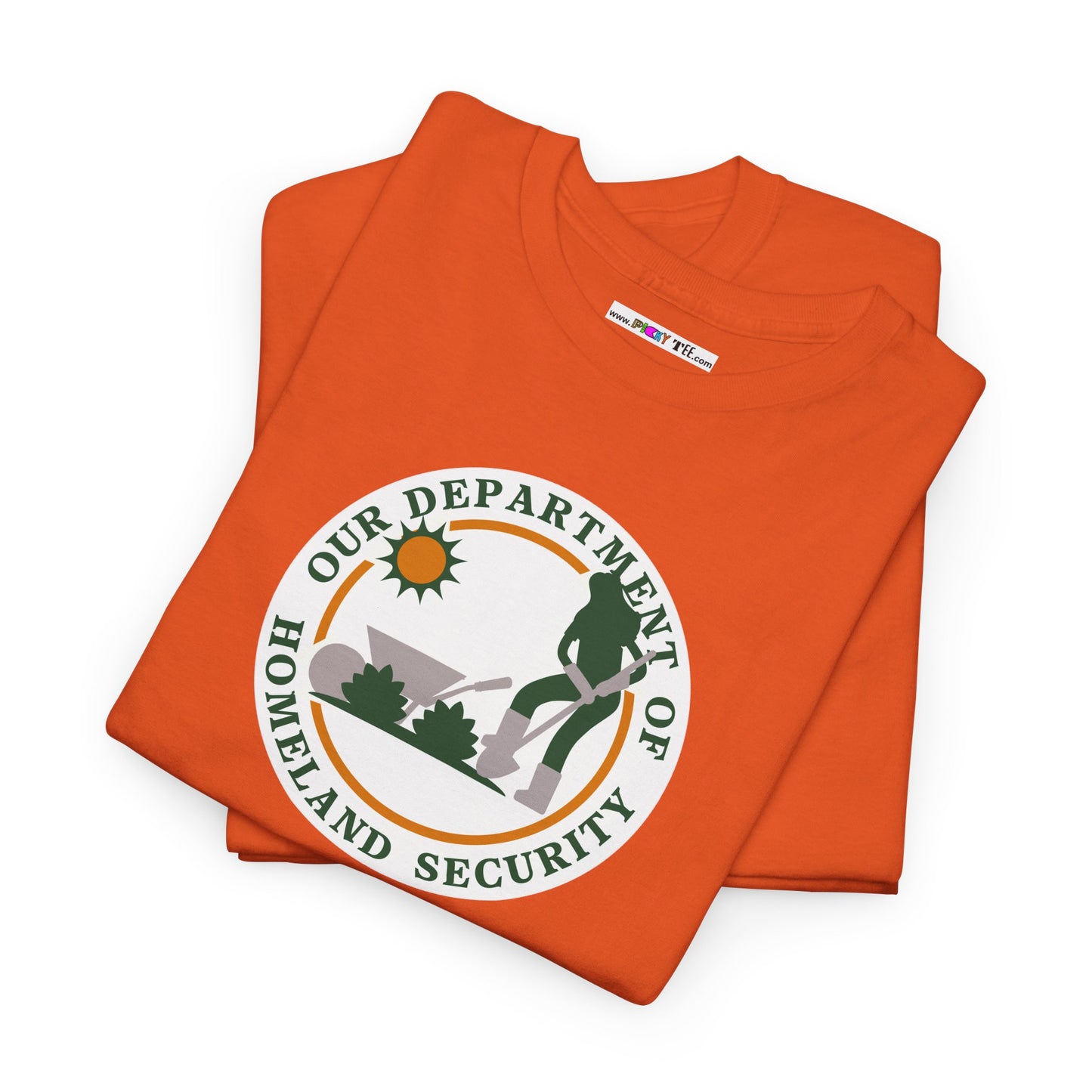 HOMELAND SECURITY (OUR DEPARTMENT OF) Unisex Heavy Cotton Tee