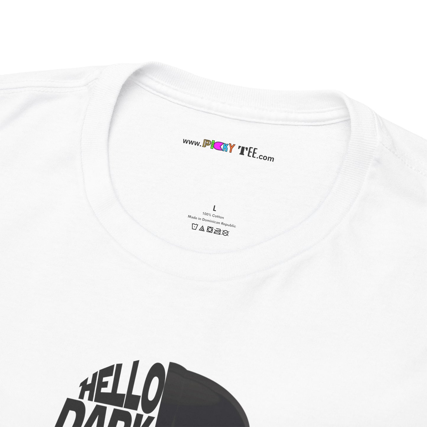 HELLO DARKSIDE MY OLD FRIEND Unisex Heavy Cotton Tee