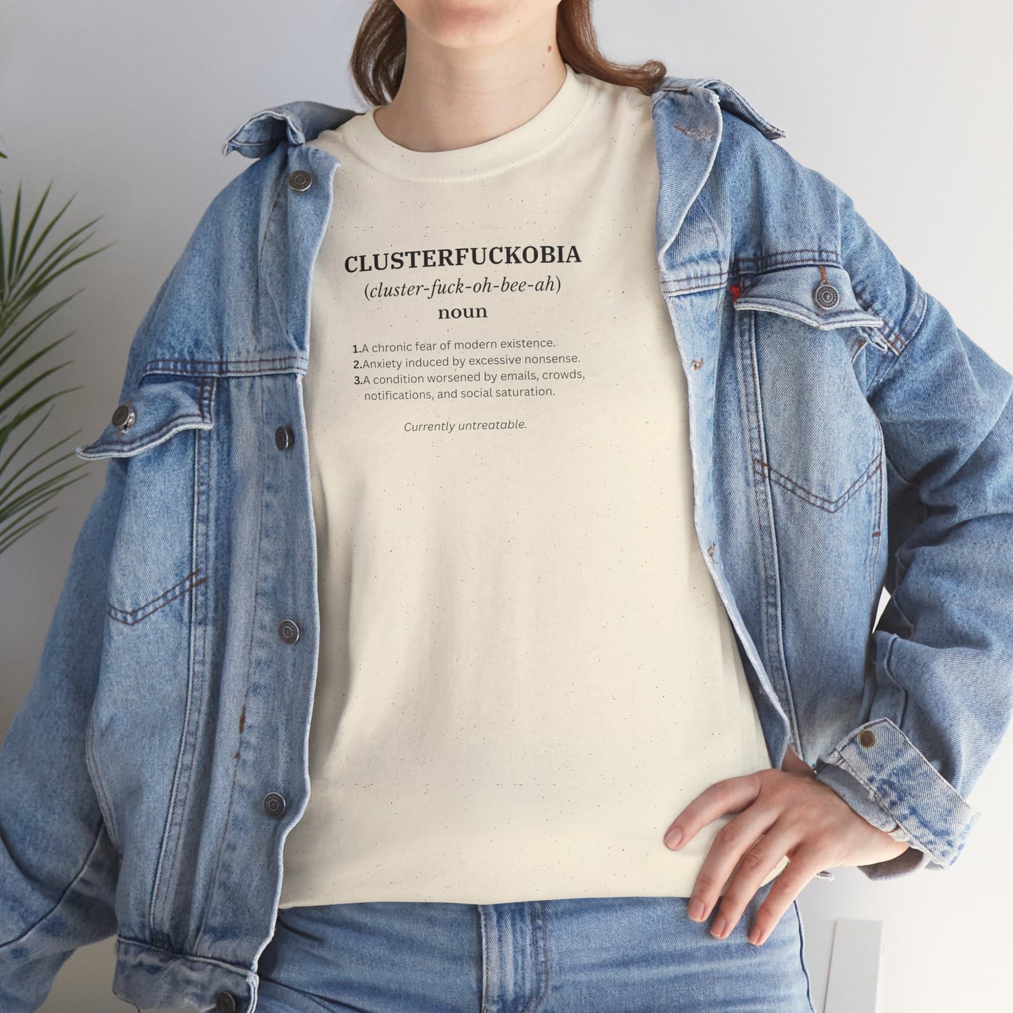 CLUSTERFUCKOBIA Unisex Heavy Cotton Tee