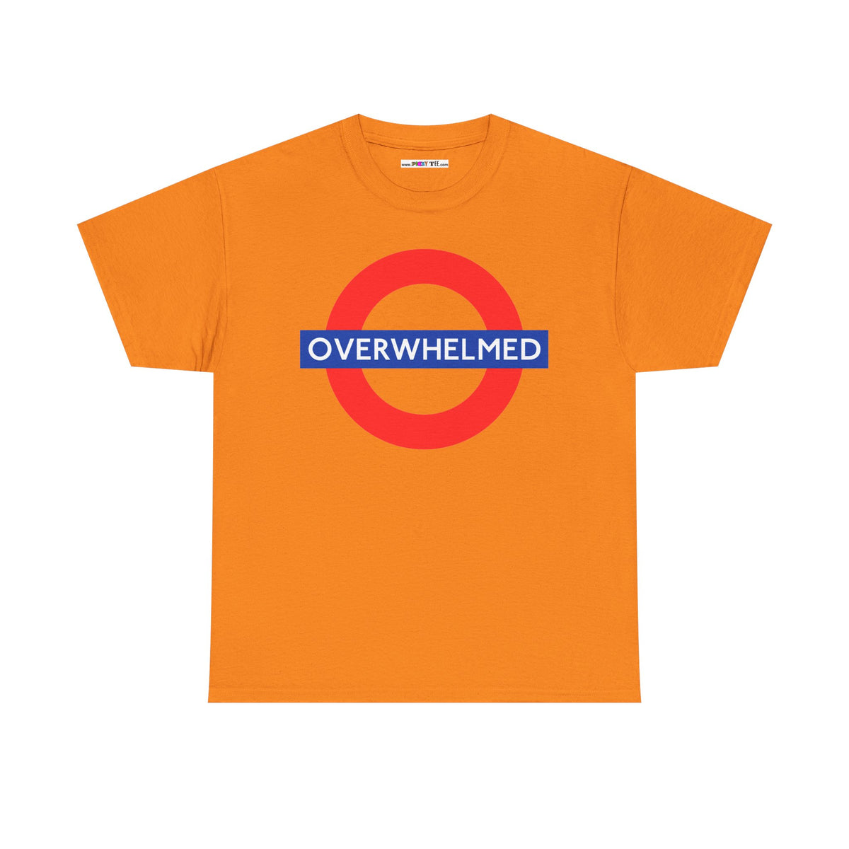 OVERWHELMED Unisex Heavy Cotton Tee