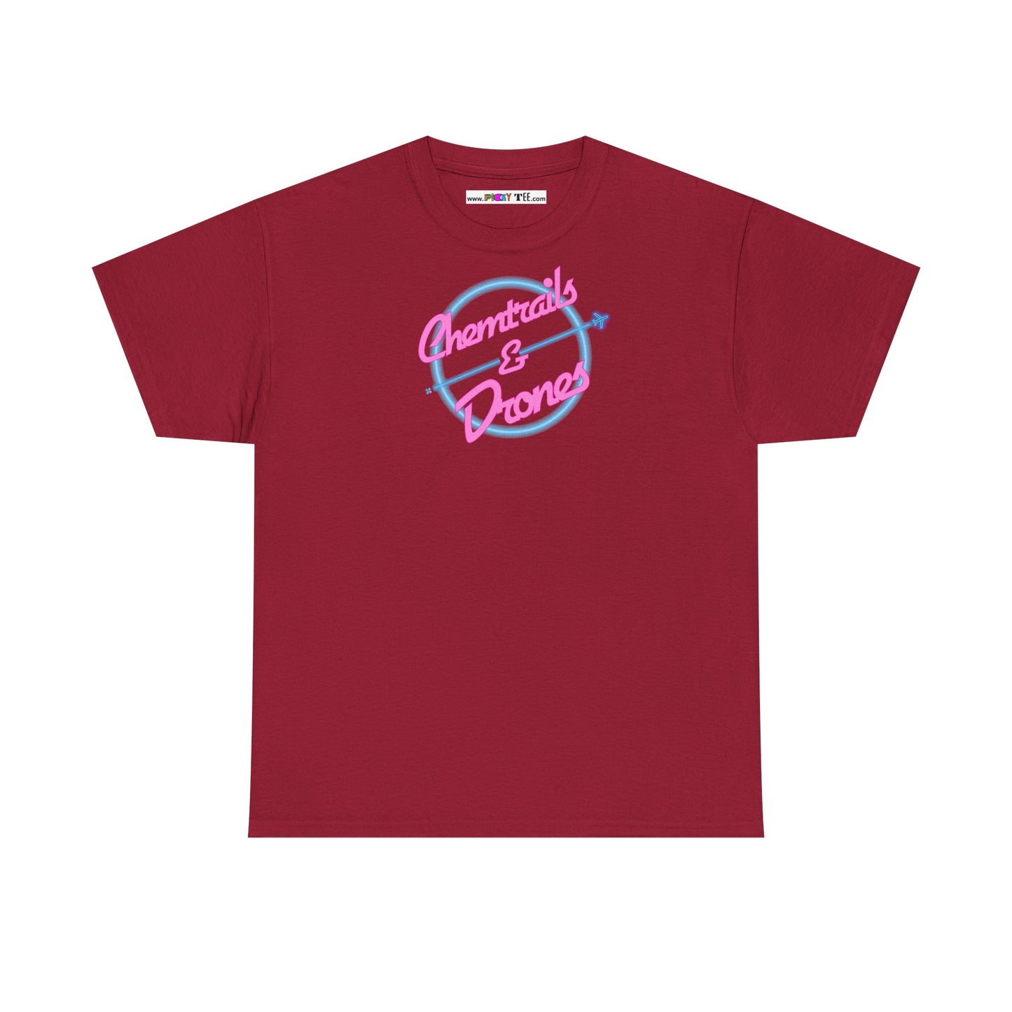 Chemtrails & Drones Unisex Heavy Cotton Tee