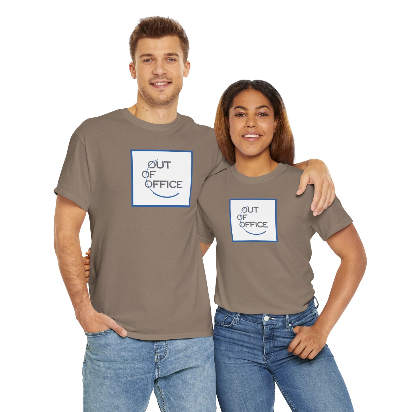OUT OF OFFICE Unisex Heavy Cotton Tee