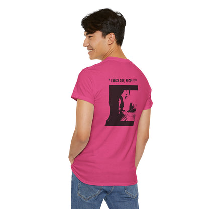 CARPE DIEM "I SEIZE DAY, PEOPLE" Unisex Heavy Cotton Tee