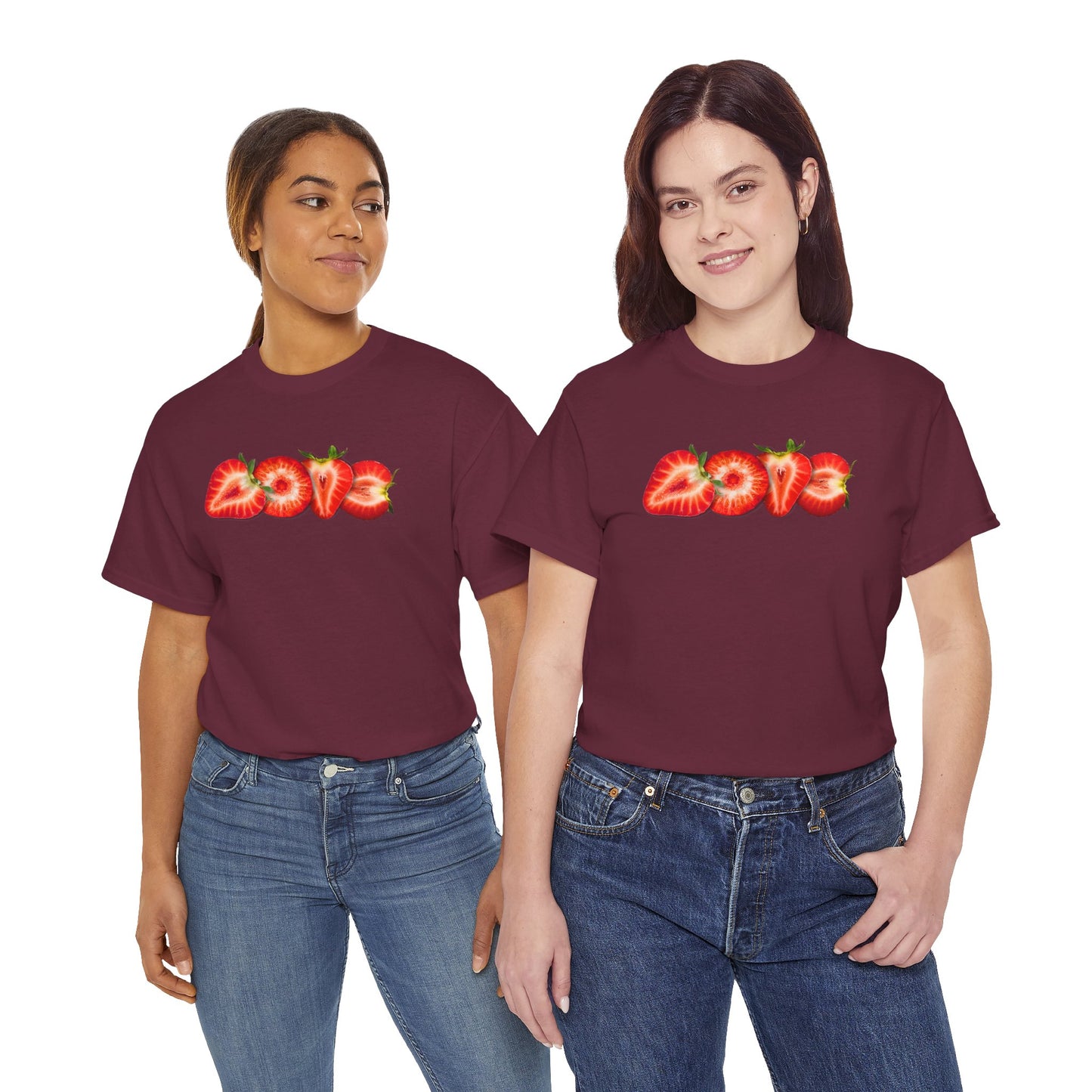 BERRY MUCH LOVE Unisex Heavy Cotton Tee