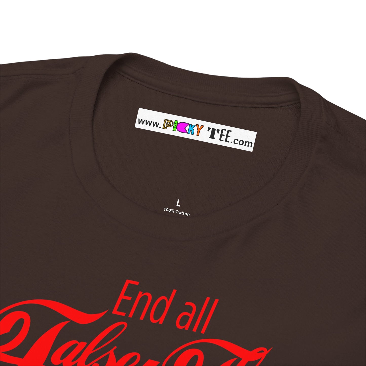 End all False Flags Unisex Heavy Cotton Tee