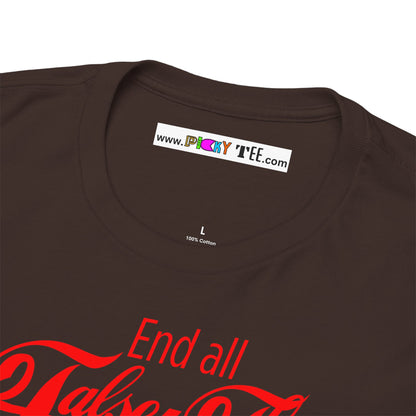 End all False Flags Unisex Heavy Cotton Tee