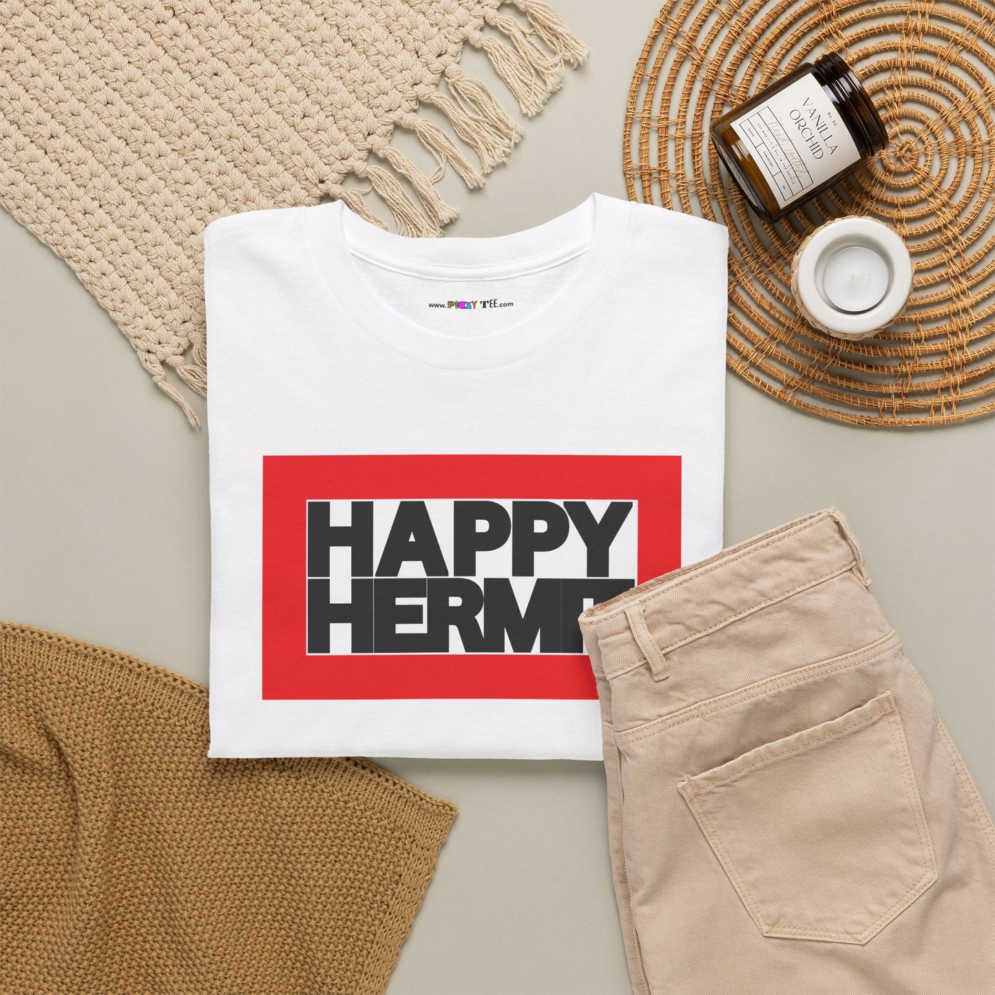 HAPPY HERMIT Unisex Heavy Cotton Tee