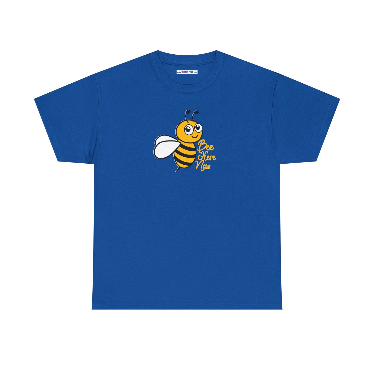 Bee Here Now Unisex Heavy Cotton Tee