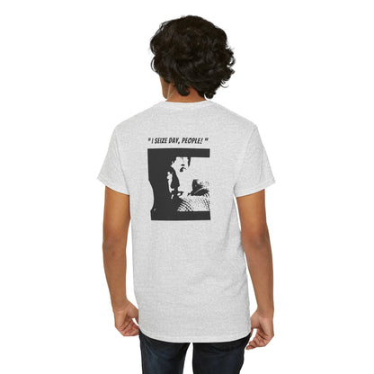 CARPE DIEM "I SEIZE DAY, PEOPLE" Unisex Heavy Cotton Tee