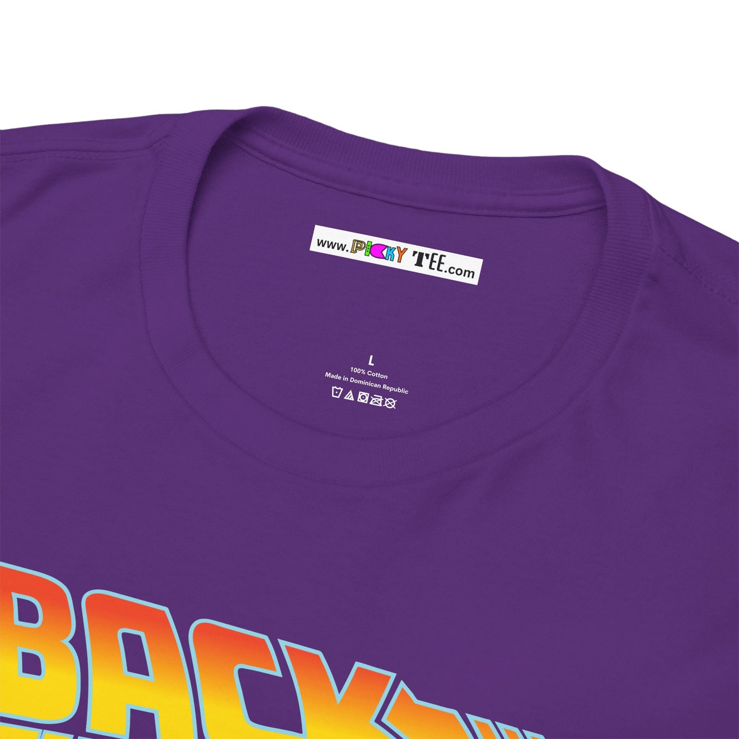 BACK THE FLUX UP Unisex Heavy Cotton Tee