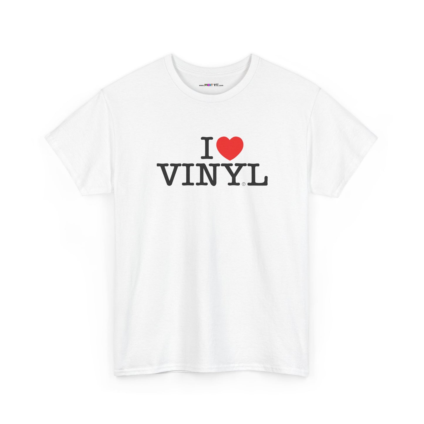 I ❤️ VINYL Unisex Heavy Cotton Tee