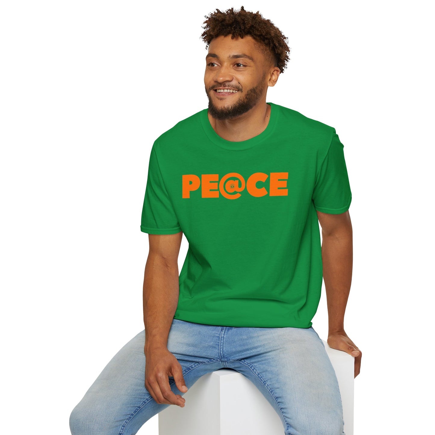 AT PEACE Unisex Softstyle 100% Cotton T-Shirt