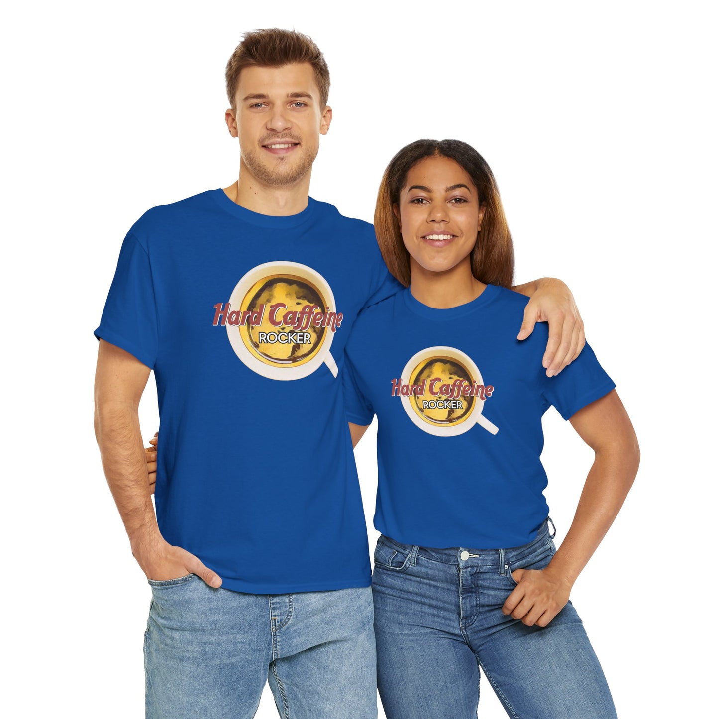 Hard Caffeine ROCKER Unisex Heavy Cotton Tee
