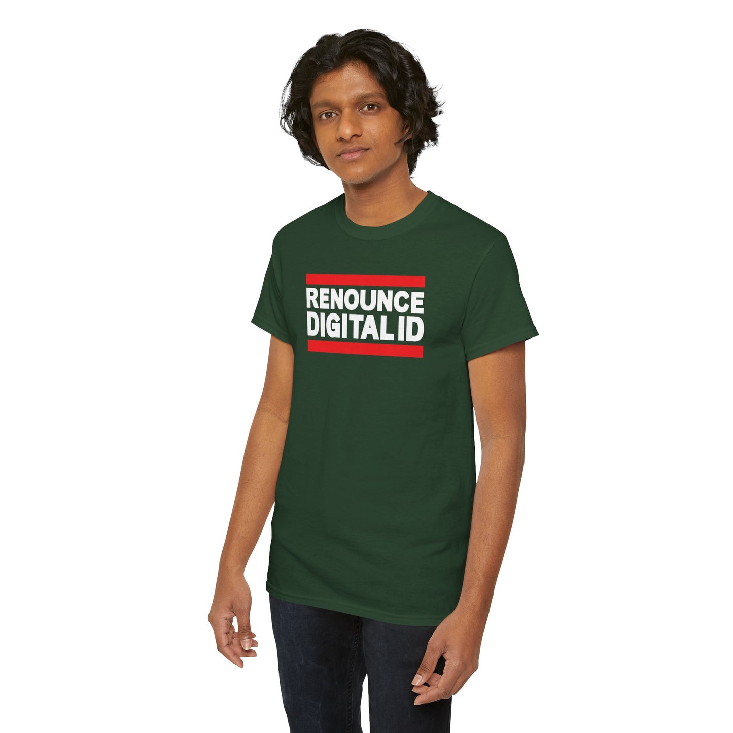 RENOUNCE DIGITAL ID Unisex Heavy Cotton Tee