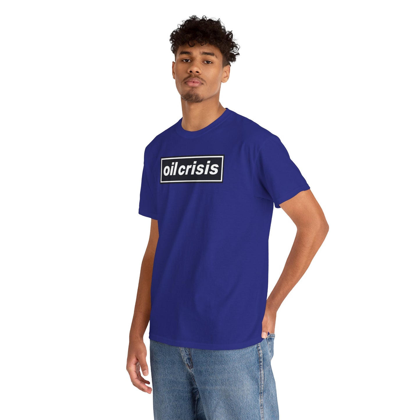oil crisis/Foil THE crisis Unisex Heavy Cotton Tee