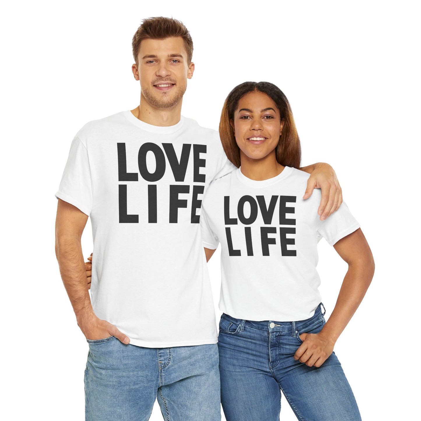LOVE LIFE Unisex Heavy Cotton Tee