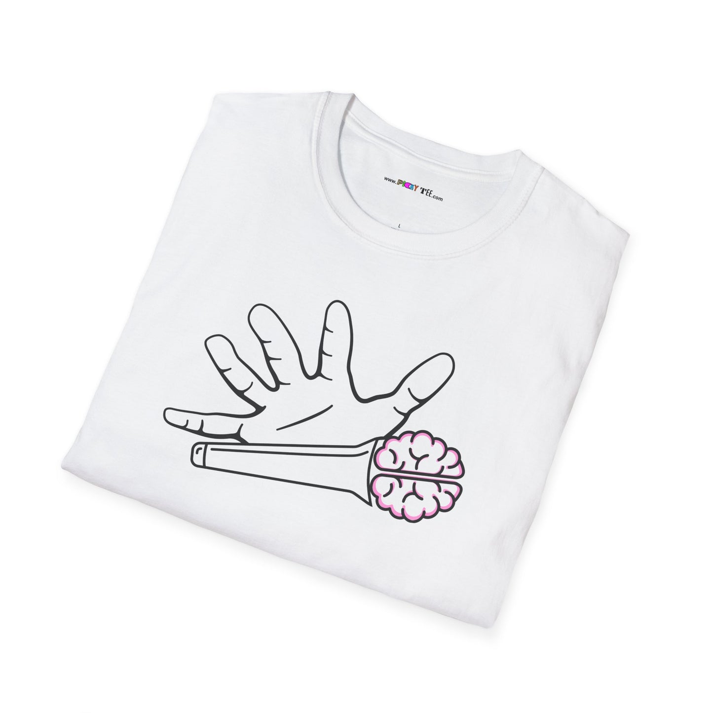 PSYCHE drop Unisex Softstyle 100% Cotton T-Shirt