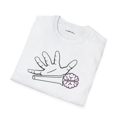 PSYCHE drop Unisex Softstyle 100% Cotton T-Shirt