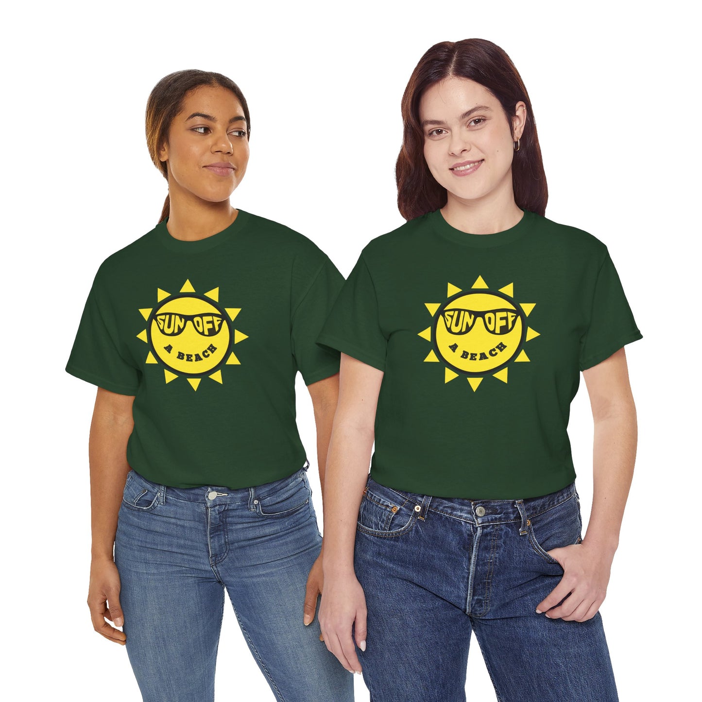 SUN OFF A BEACH Unisex Heavy Cotton Tee