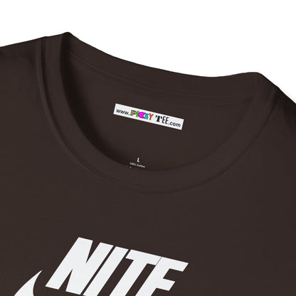 NITE....JUST DO IT....TOMORROW Unisex Softstyle 100% Cotton T-Shirt