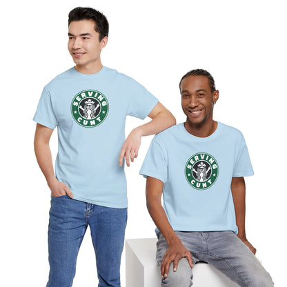SERVINGCUNT Unisex Heavy Cotton Tee