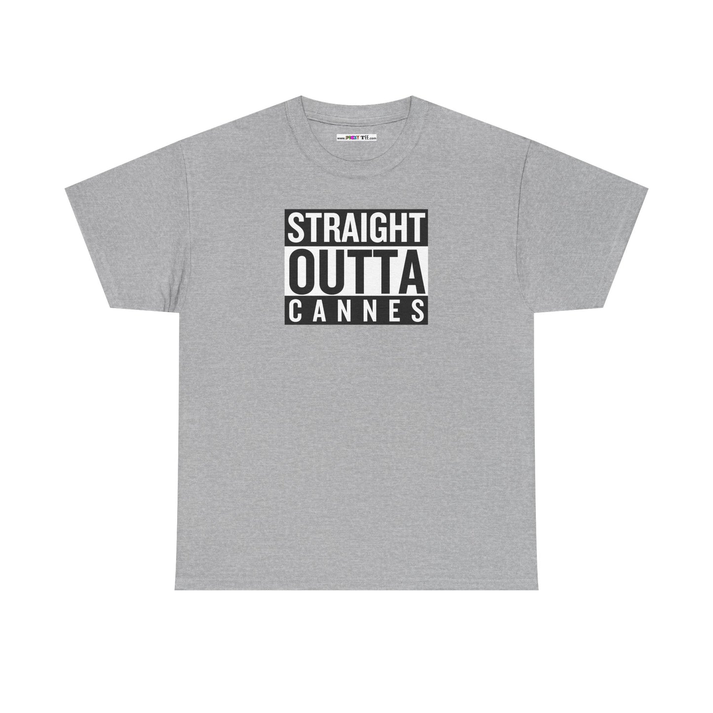 STRAIGHT OUTTA CANNES Unisex Heavy Cotton Tee