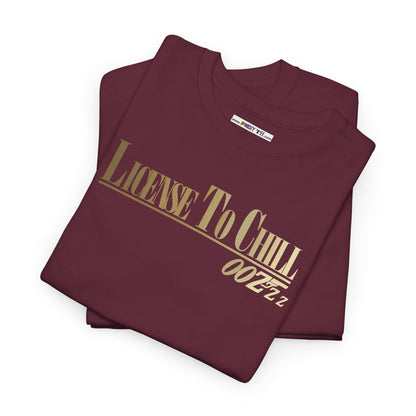 LICENSE TO CHILL 00Zzz Unisex Heavy Cotton Tee