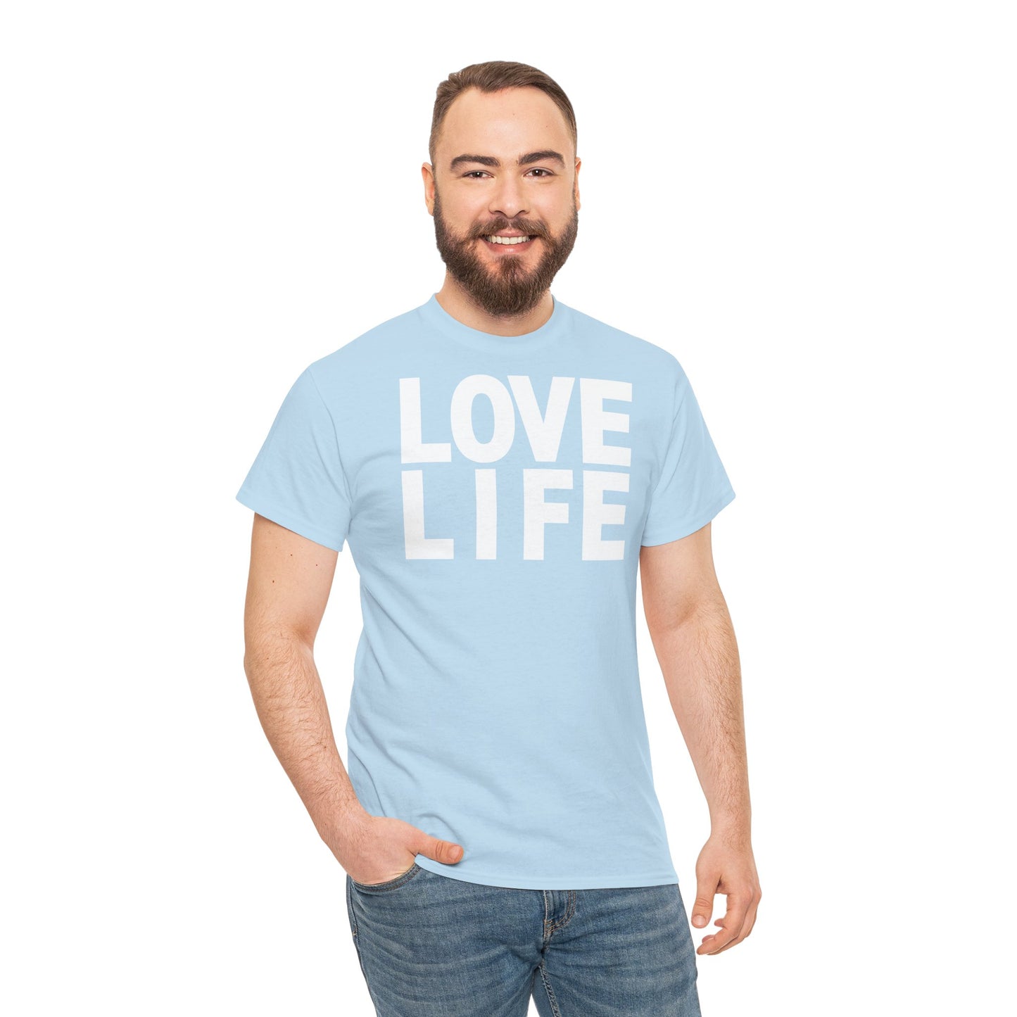 LOVE LIFE Unisex Heavy Cotton Tee