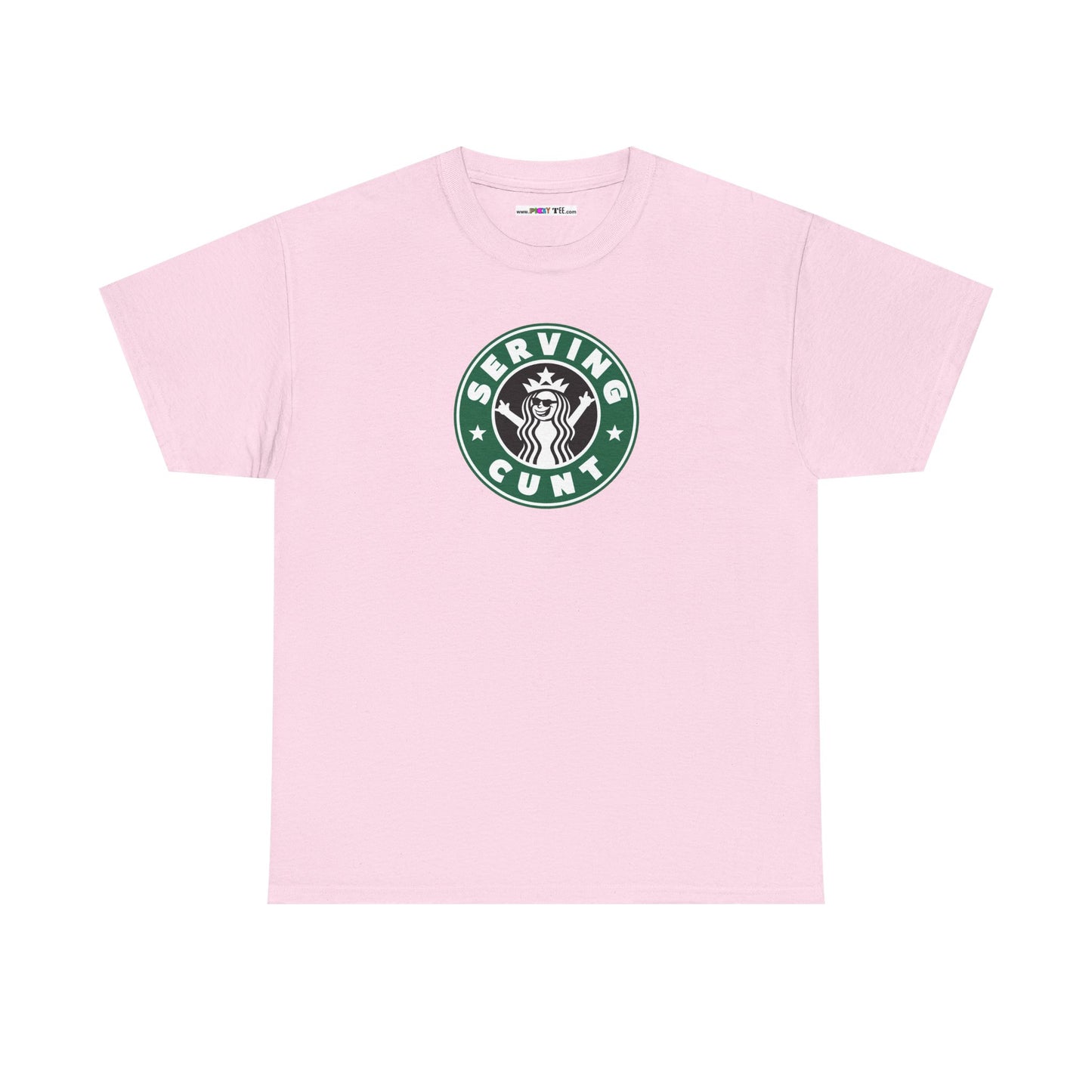 SERVINGCUNT Unisex Heavy Cotton Tee