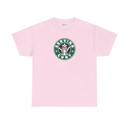 SERVINGCUNT Unisex Heavy Cotton Tee