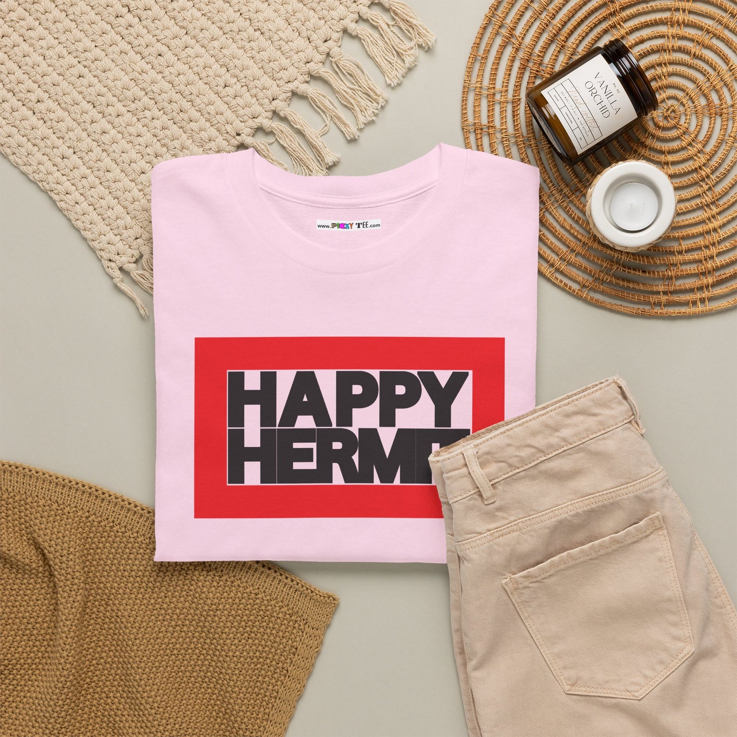 HAPPY HERMIT Unisex Heavy Cotton Tee
