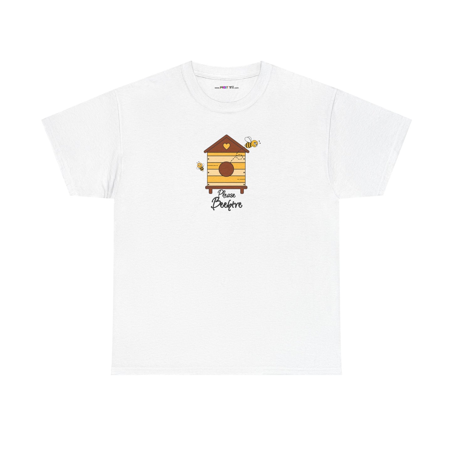 Please Beehive Unisex Heavy Cotton Tee