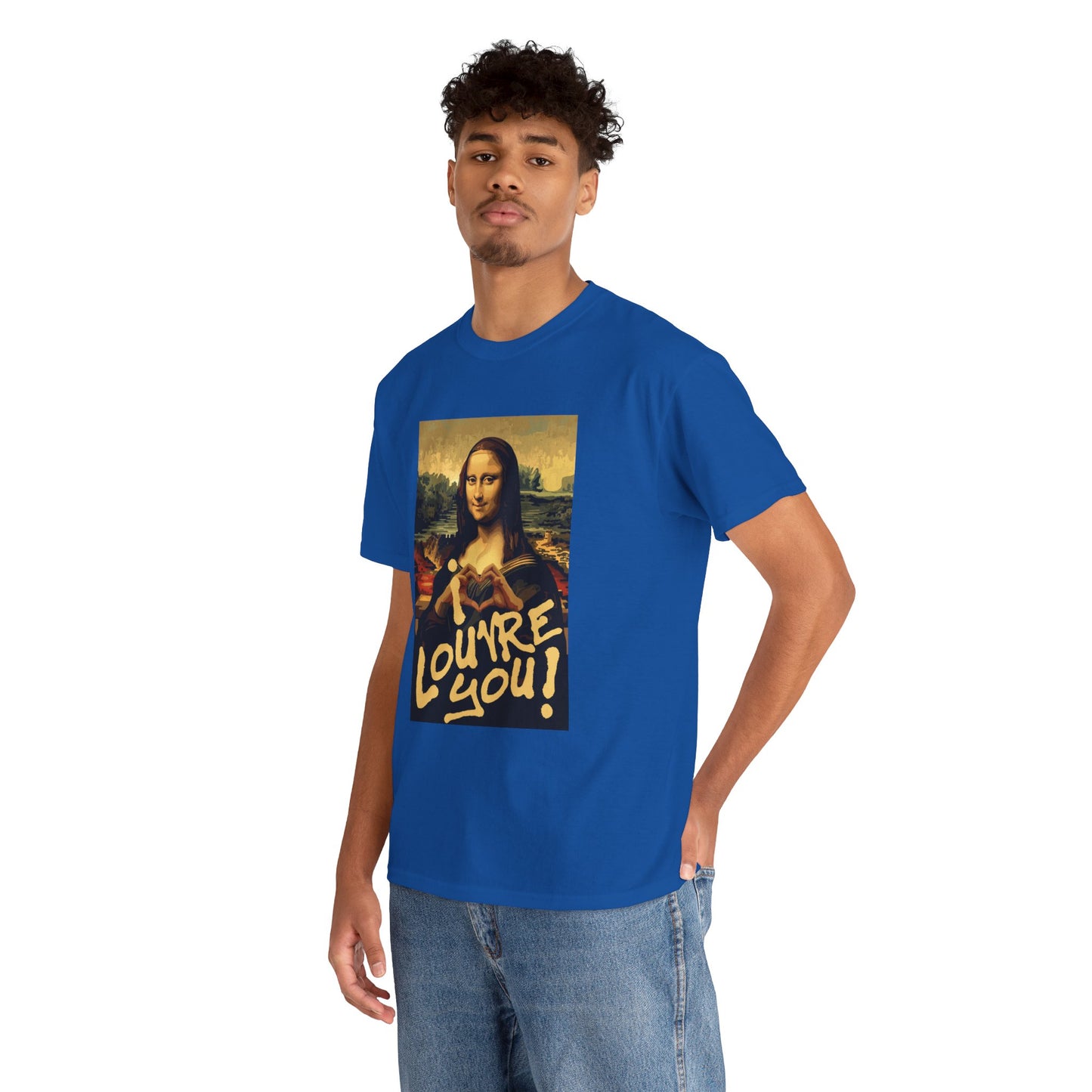 I LOUVRE YOU! Unisex Heavy Cotton Tee