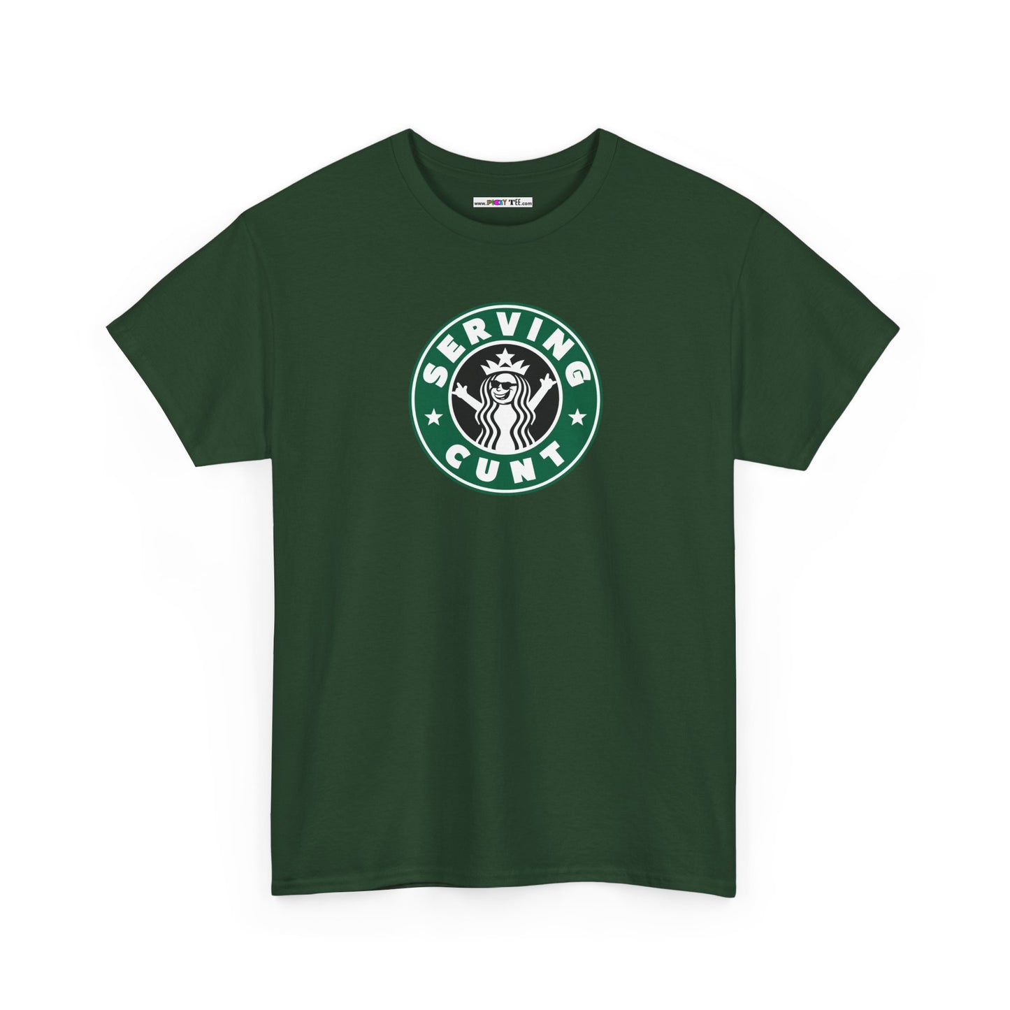 SERVINGCUNT Unisex Heavy Cotton Tee