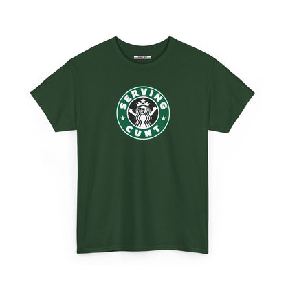 SERVINGCUNT Unisex Heavy Cotton Tee