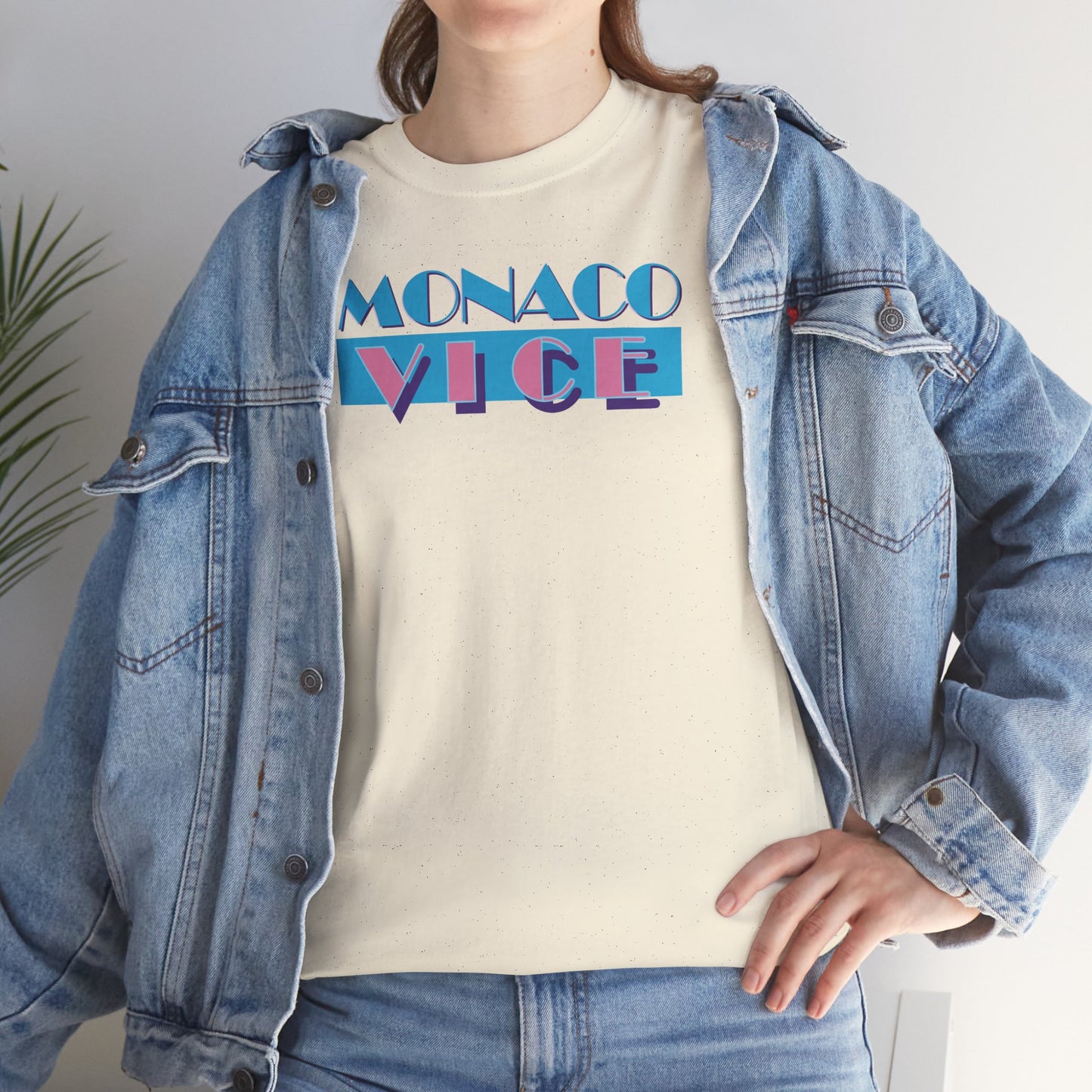 MONACO VICE Unisex Heavy Cotton Tee