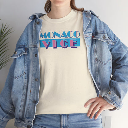 MONACO VICE Unisex Heavy Cotton Tee