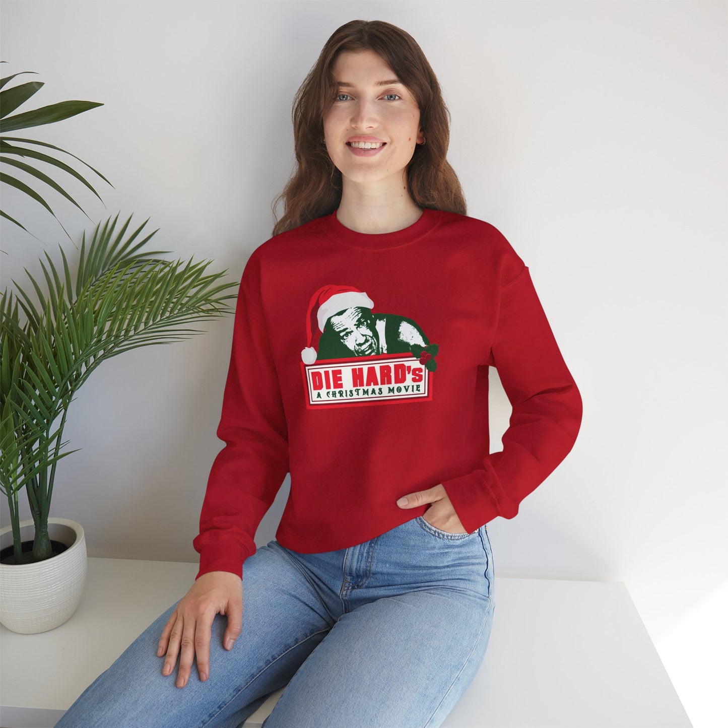 DIE HARD'S A CHRISTMAS MOVIE Unisex Heavy Blend™ Crewneck Sweatshirt