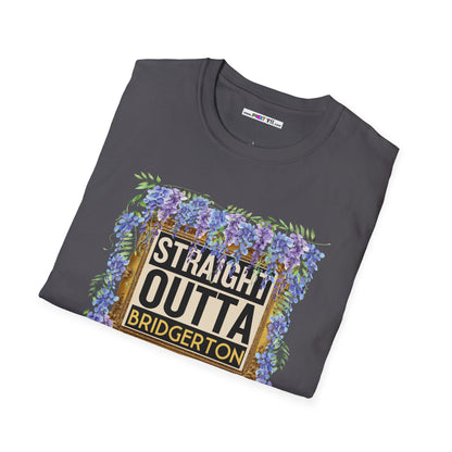 STRAIGHT OUTTA BRIDGERTON Unisex Softstyle 100% Cotton T-Shirt