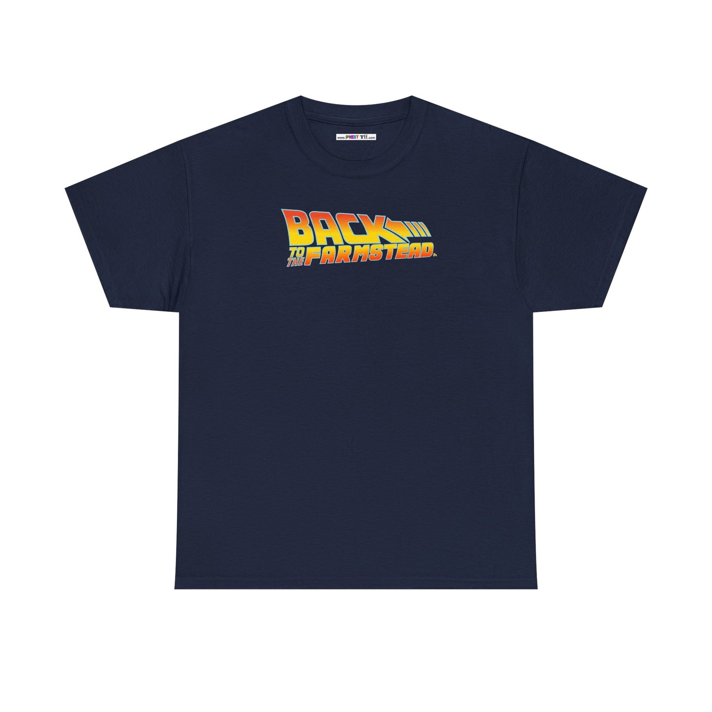 BACK TO THE FARMSTEAD Unisex Heavy Cotton Tee