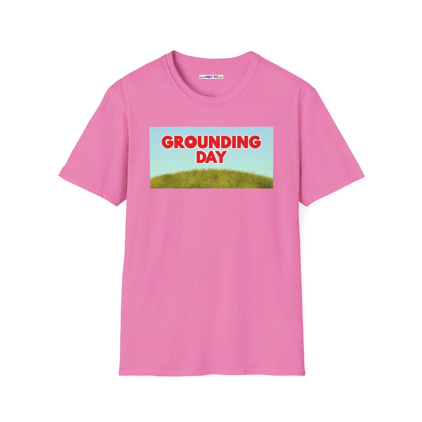 GROUNDING DAY Unisex Softstyle 100% Cotton T-Shirt