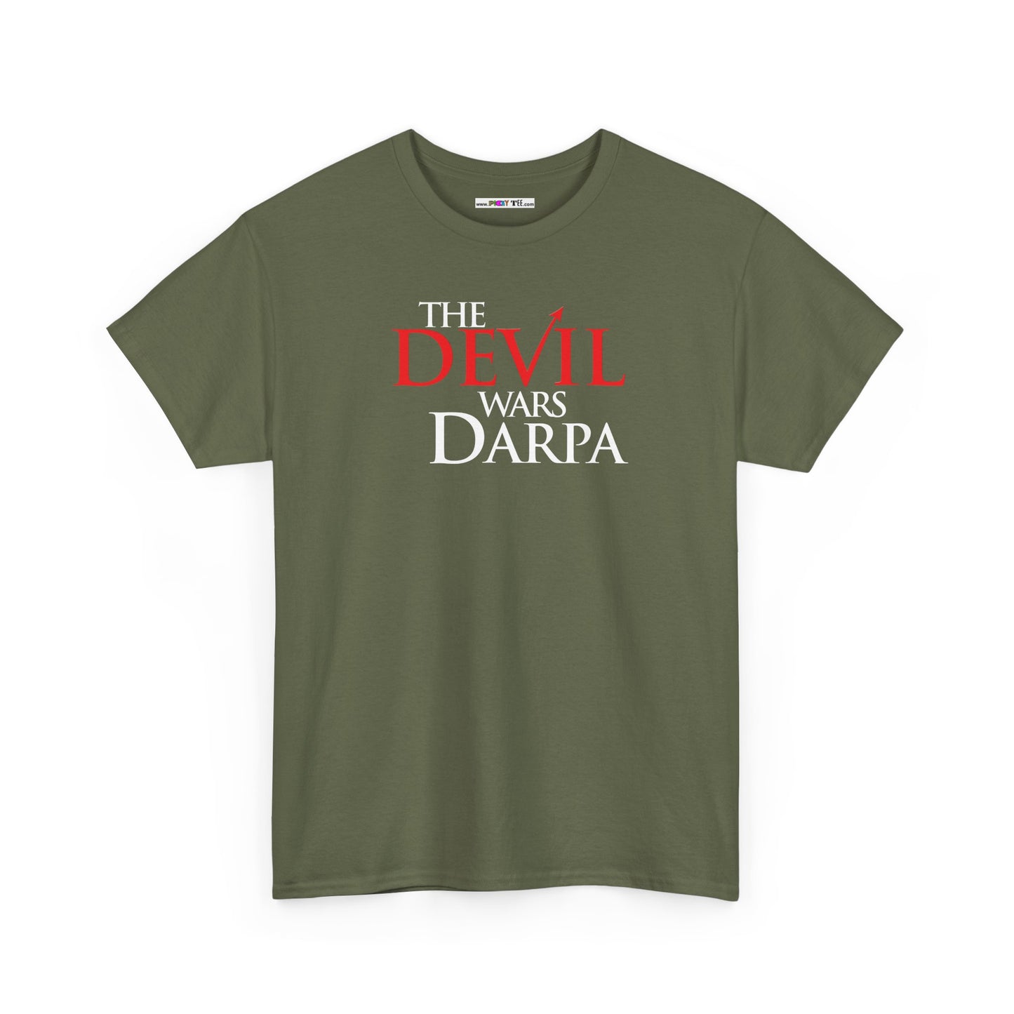 THE DEVIL WARS DARPA Unisex Heavy Cotton Tee