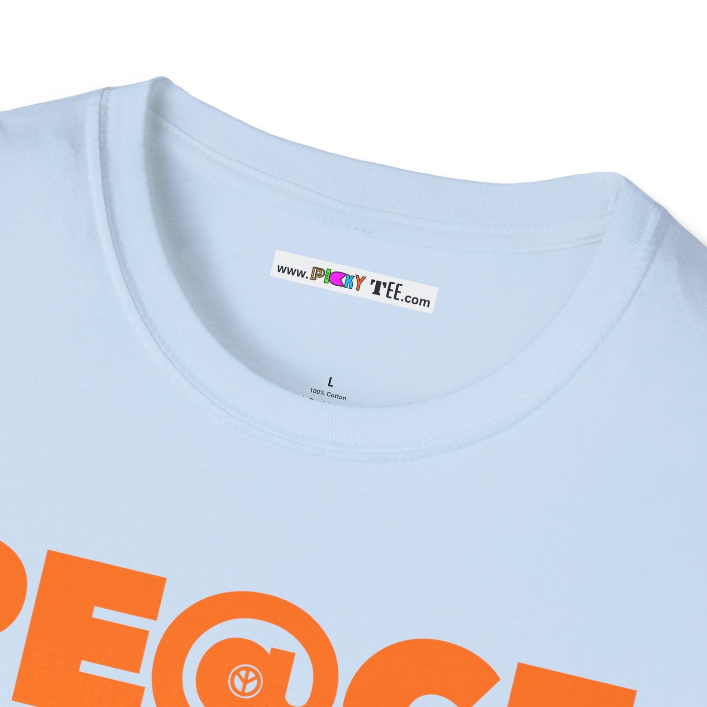 AT PEACE Unisex Softstyle 100% Cotton T-Shirt