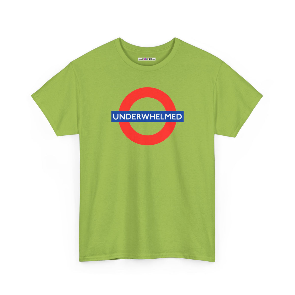 UNDERWHELMED Unisex Heavy Cotton Tee