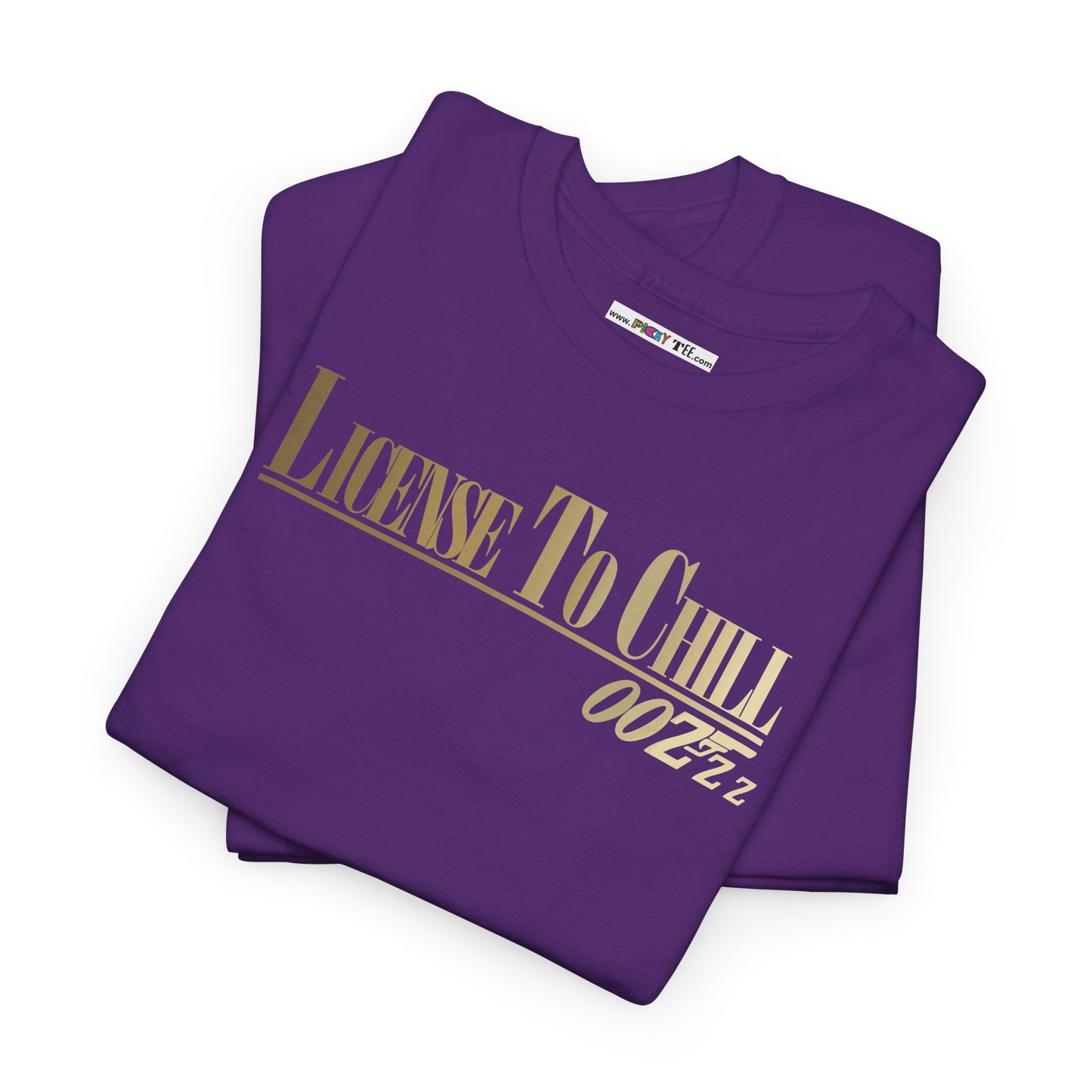 LICENSE TO CHILL 00Zzz Unisex Heavy Cotton Tee