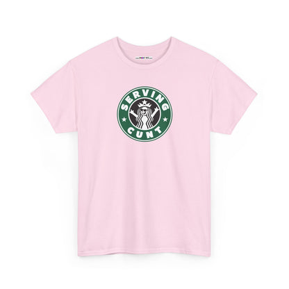SERVINGCUNT Unisex Heavy Cotton Tee