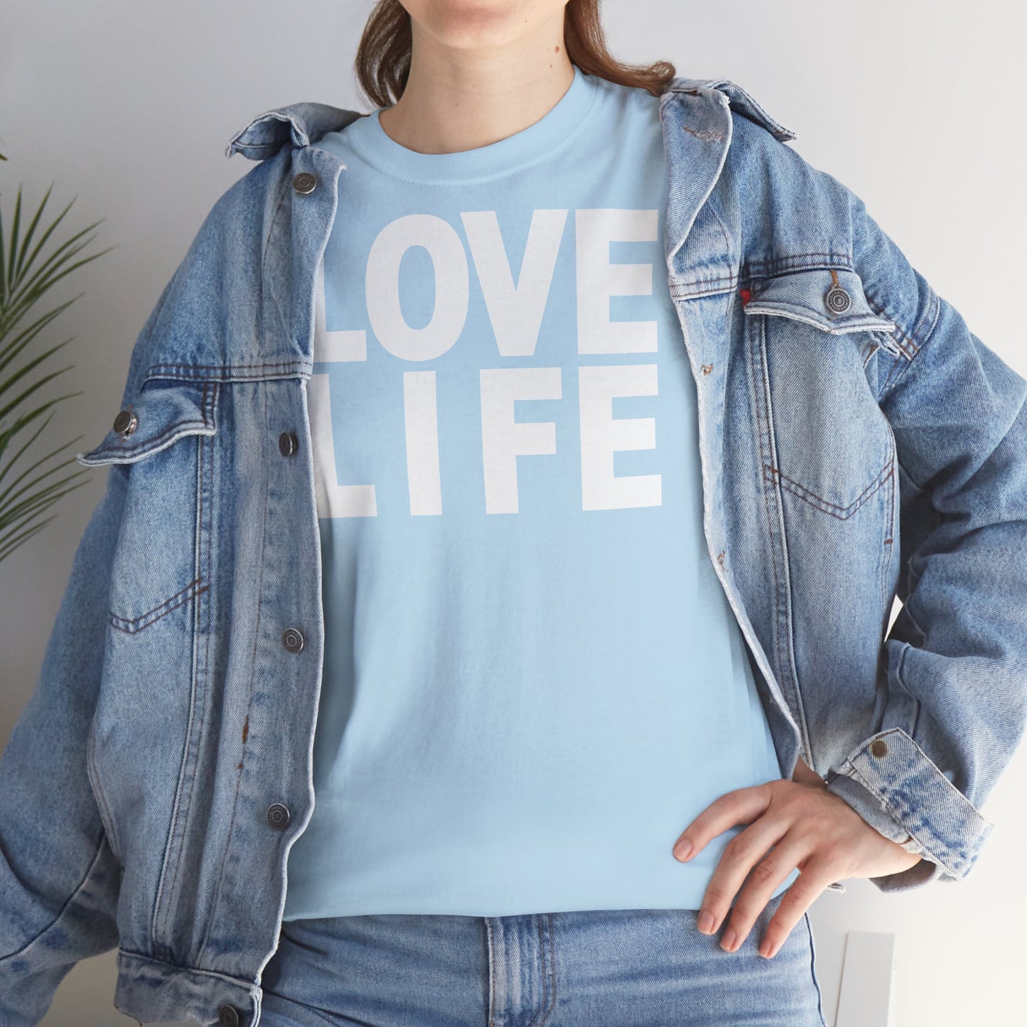 LOVE LIFE Unisex Heavy Cotton Tee