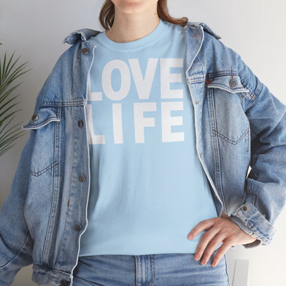 LOVE LIFE Unisex Heavy Cotton Tee